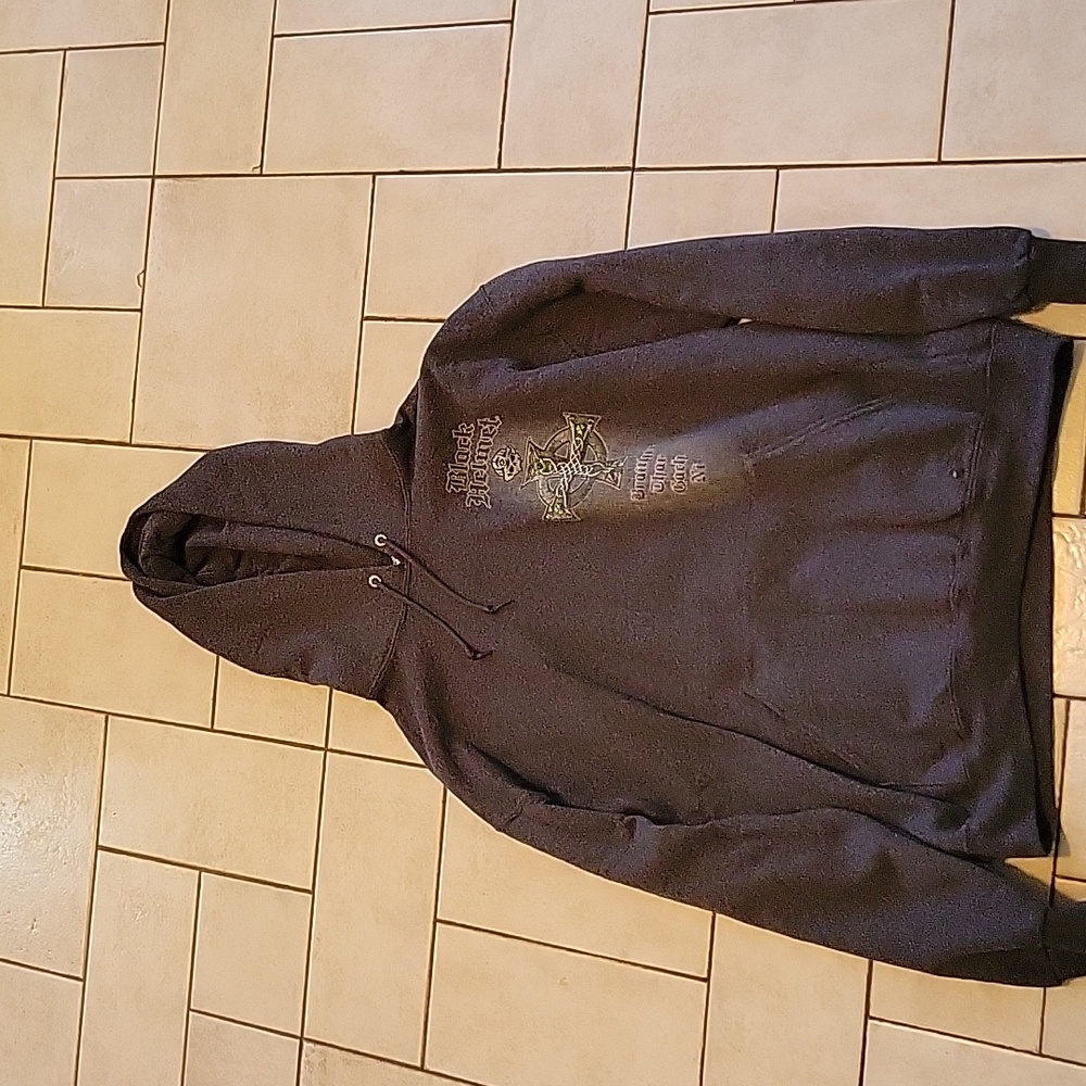 Black Helmet Men's Hoodie